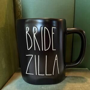 Rae Dunn “BRIDE ZILLA” Mug • Matte Black • Rare • Artisan Collection